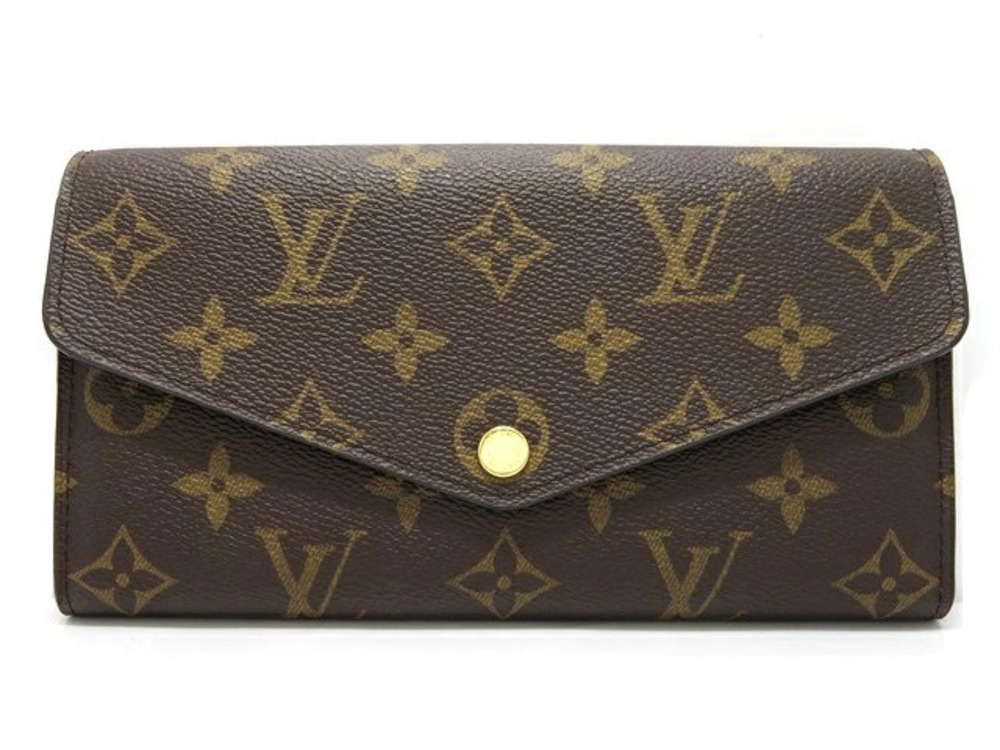 LOUIS VUITTON Long Wallet Portefeuille Sarah Monogram